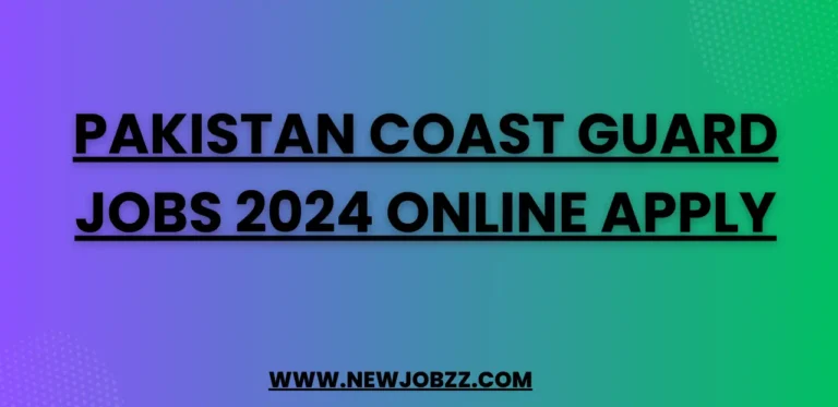 Pakistan Coast Guard Jobs 2024 Online Apply